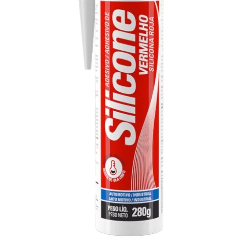 Silicone acético para alta temperatura 280 gramas