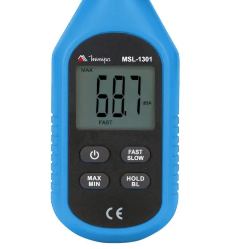 Decibelimetro digital mini com medição 30 a 130 dB - MSL-1301