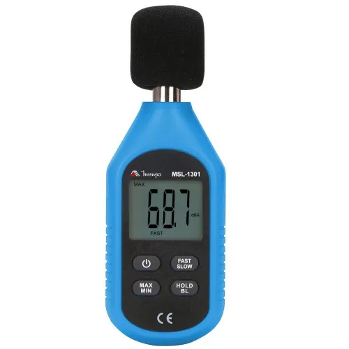 Decibelimetro digital mini com medição 30 a 130 dB - MSL-1301