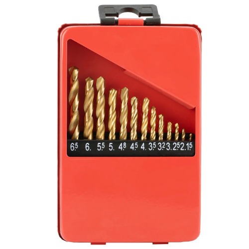 Jogo de brocas ao rpido de 1,5  6,5 mm com 13 peas