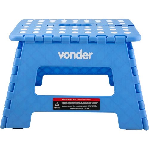 Banqueta plstica dobrvel azul 220 mm