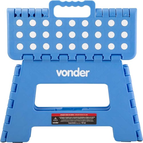 Banqueta plstica dobrvel azul 220 mm