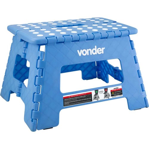 Banqueta plstica dobrvel azul 220 mm