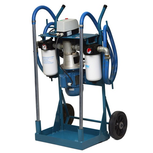 Máquina de Filtragem de óleo com filtro absoluto 45 l/min - MFO-2 Máquina de Filtragem de óleo com filtro absoluto 45 l/min - MFO-2