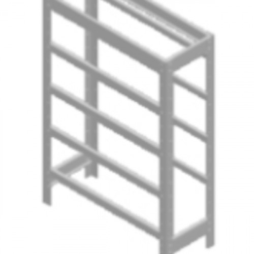 Estante met�lica para 12 gavetas n� 5 - EF12/5