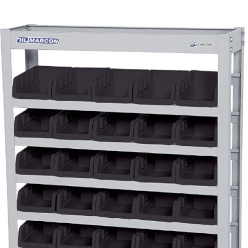 Estante metlica com 30 gavetas n 3 preta - EP30/3P