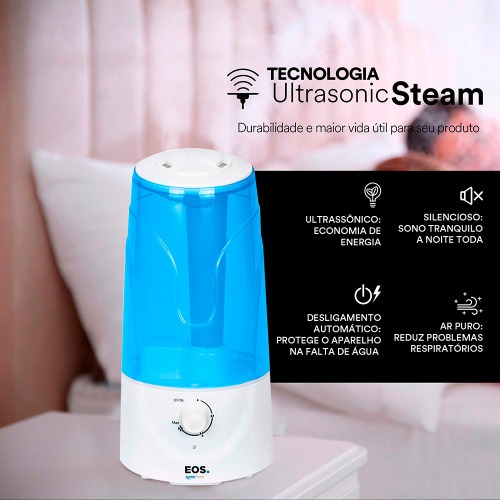 Umidificador e Aromatizador de Ar Ultrassnico 3L  Artic Fresh - EUM02A  110V/220V