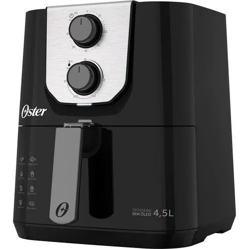 Fritadeira elétrica sem óleo air fryer 4,5l 1500w Black Perform - OFRT510  110V