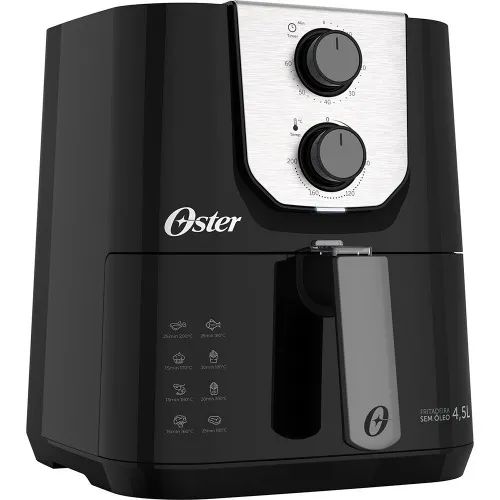 Fritadeira elétrica sem óleo air fryer 4,5l 1500w Black Perform - OFRT510  110V