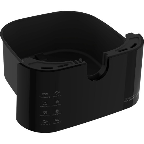 Fritadeira elétrica sem óleo air fryer 4,5l 1500w Black Perform - OFRT510  110V Fritadeira elétrica sem óleo air fryer 4,5l 1500w Black Perform - OFRT510  110V