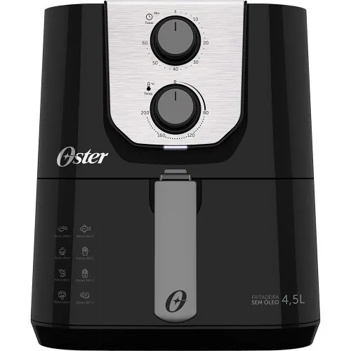 Fritadeira elétrica sem óleo air fryer 4,5l 1500w Black Perform - OFRT510  110V