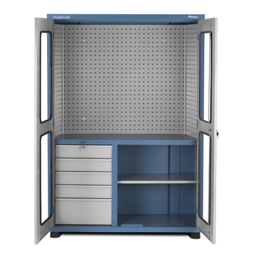 Armrio com 1 prateleira 5 gavetas e portas de acrlico - AM-12