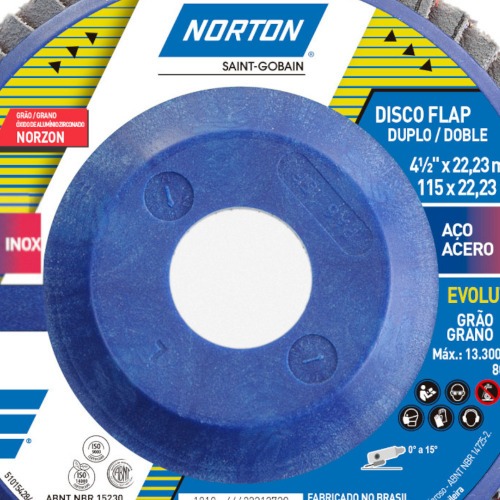 Disco de lixa flap disc reto 4.1/2