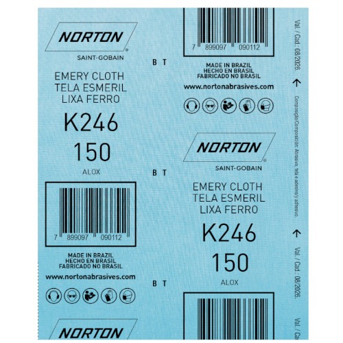 Folha de lixa para ferro 225 x 275 mm - K246