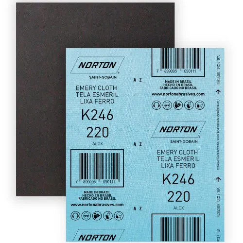 Folha de lixa para ferros 225 x 275 mm - K246