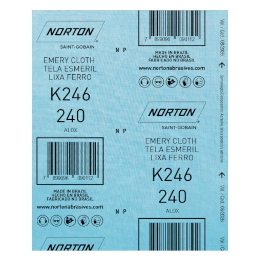 Folha de lixa para ferro 225 x 275 mm - K246