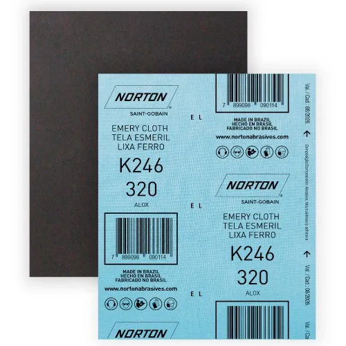 Folha de lixa para ferros 225 x 275 mm - K246