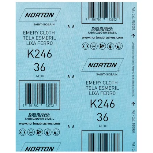Folha de lixa para ferros 225 x 275 mm - K246