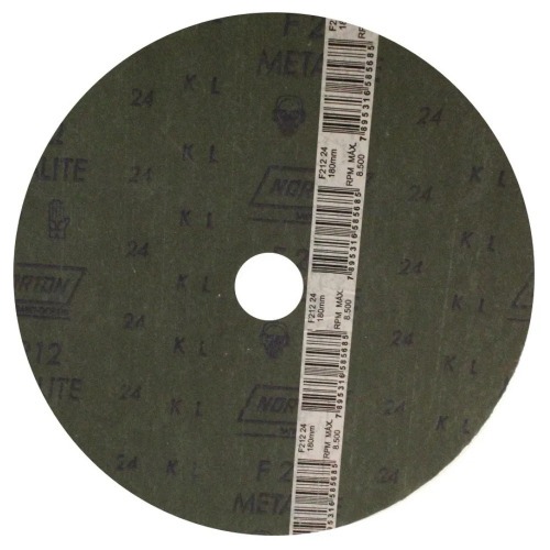 Disco de lixa de fibra 180 x 22 mm - F212 Disco de lixa de fibra 180 x 22 mm - F212