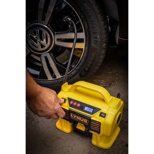 Compressor de ar e calibrador portátil a bateria 20V - CABI-20160 110V/220V Compressor de ar e calibrador portátil a bateria 20V - CABI-20160 110V/220V