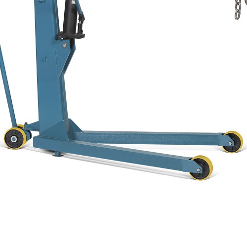 Guincho hidrulico capacidade 2 ton rodagem de poliuretano e prolongador - MGH-2CP                           