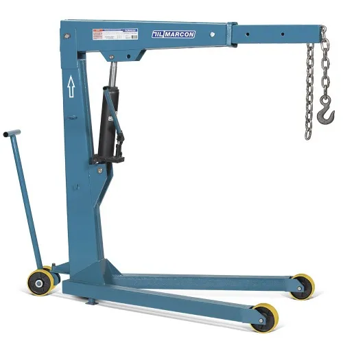 Guincho hidráulico capacidade 2 ton rodagem de poliuretano e prolongador - MGH-2CP                           
