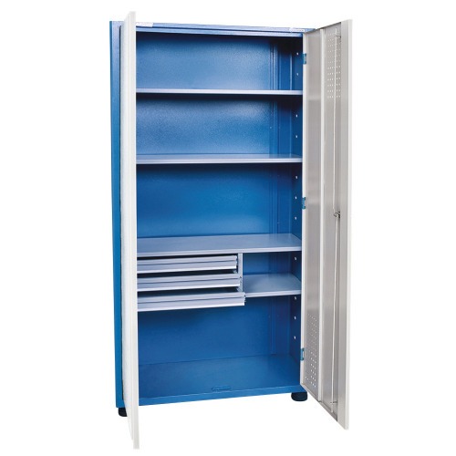 Armário para ferramentas com 2 prateleiras e 3 gavetas - AM-75 Armário para ferramentas com 2 prateleiras e 3 gavetas - AM-75