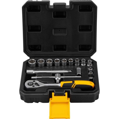 Jogo de soquete sextavado 4 mm a 13 mm encaixe 1/4