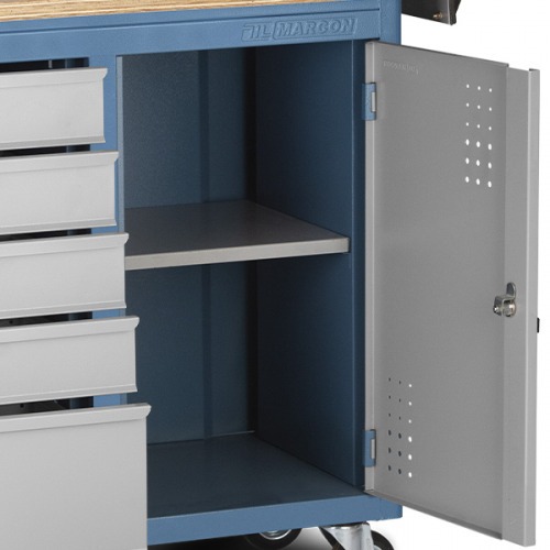 Bancada móvel com 5 gavetas 1 porta e 1 prateleira - 2005-M Bancada móvel com 5 gavetas 1 porta e 1 prateleira - 2005-M