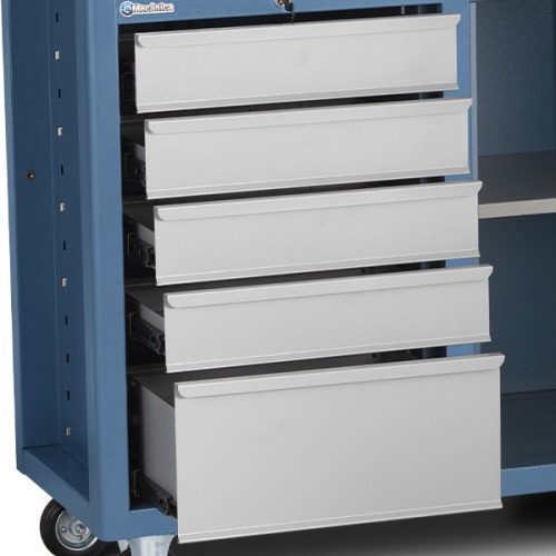 Bancada móvel com 5 gavetas 1 porta e 1 prateleira - 2005-M Bancada móvel com 5 gavetas 1 porta e 1 prateleira - 2005-M