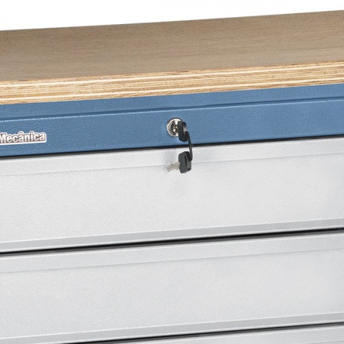 Bancada móvel com 5 gavetas 1 porta e 1 prateleira - 2005-M Bancada móvel com 5 gavetas 1 porta e 1 prateleira - 2005-M