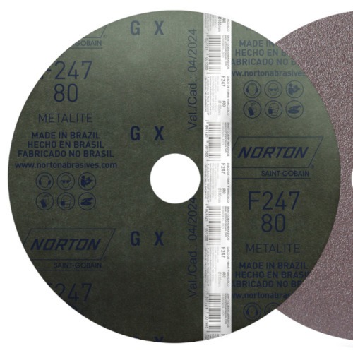 Disco de lixa de fibra 180 x 22 mm - F247 Disco de lixa de fibra 180 x 22 mm - F247