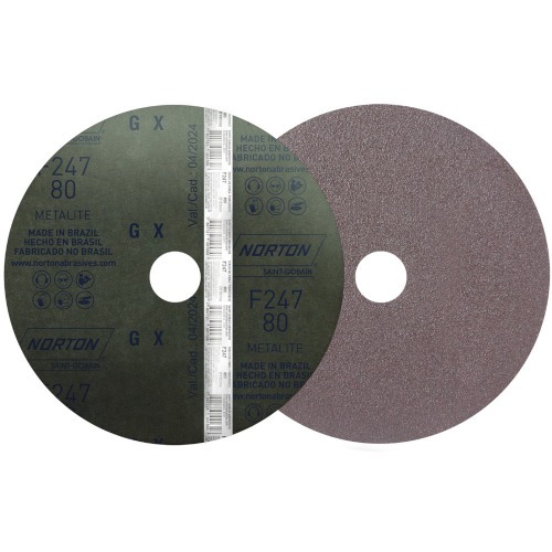 Disco de lixa de fibra 180 x 22 mm - F247 Disco de lixa de fibra 180 x 22 mm - F247