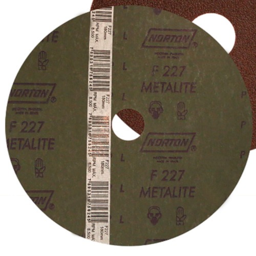 Disco de lixa de fibra 180 x 22 mm - F247