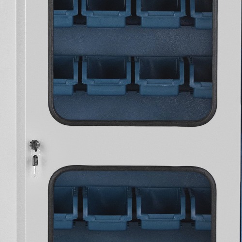 Armário com 66 caixas n° 3 e portas de vidro - AM-47 Armário com 66 caixas n° 3 e portas de vidro - AM-47