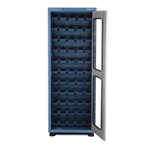 Armário com 66 caixas n° 3 e portas de vidro - AM-47 Armário com 66 caixas n° 3 e portas de vidro - AM-47