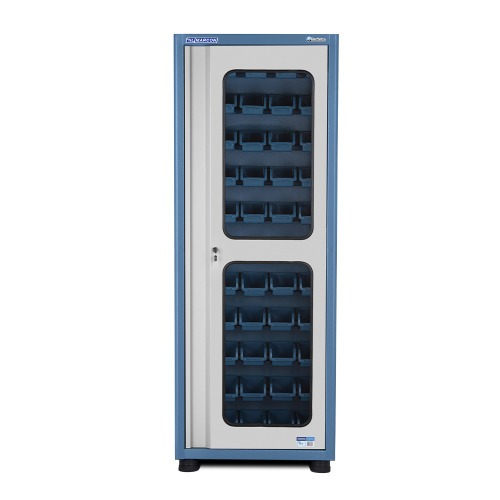 Armário com 66 caixas n° 3 e portas de vidro - AM-47 Armário com 66 caixas n° 3 e portas de vidro - AM-47