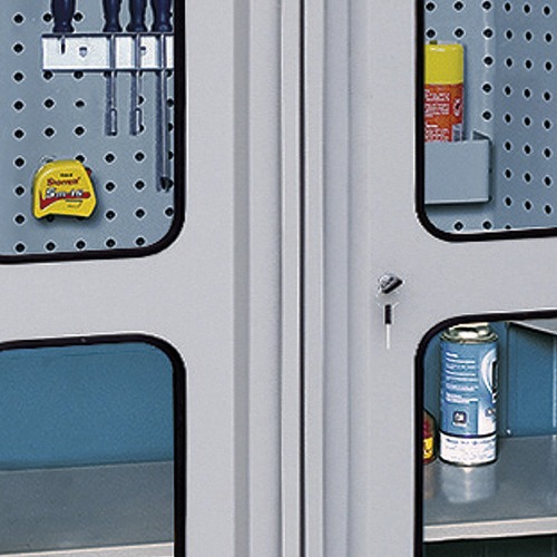 Armário para ferramentas 2 portas com painel perfurado - AM-74 Armário para ferramentas 2 portas com painel perfurado - AM-74