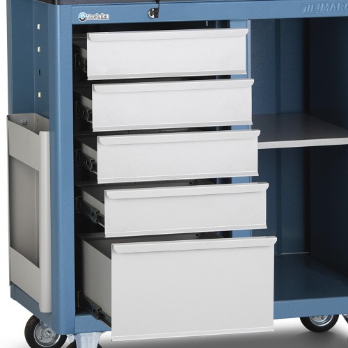 Carrinho para ferramentas fechado com 5 gavetas - CR-15