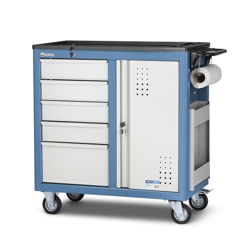 Carrinho para ferramentas fechado com 5 gavetas - CR-15