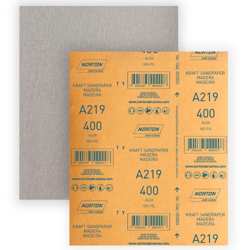 Folha de lixa para laca e verniz 225 x 275 mm - A219