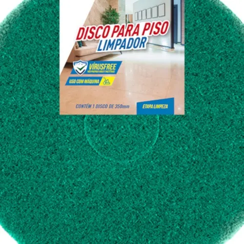 Disco limpador de fibra para piso 350 mm