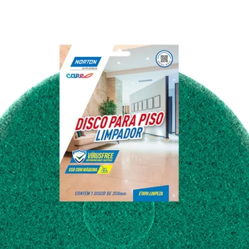 Disco limpador de fibra para piso 350 mm