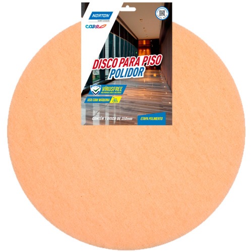 Disco polidor de fibra para piso 350 mm