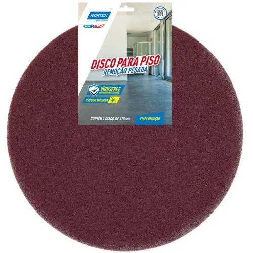 Disco removedor de fibra para piso 410 mm