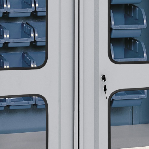 Armário para ferramentas 2 portas com 33 gavetas plásticas - AM-78 Armário para ferramentas 2 portas com 33 gavetas plásticas - AM-78