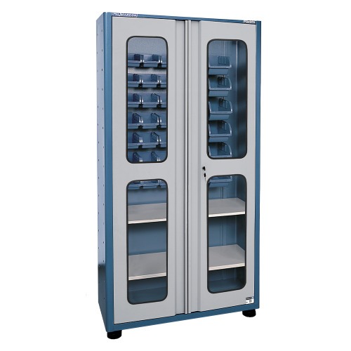 Armário para ferramentas 2 portas com 33 gavetas plásticas - AM-78 Armário para ferramentas 2 portas com 33 gavetas plásticas - AM-78