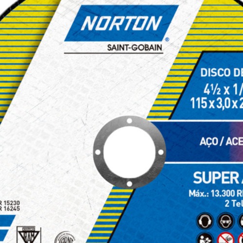 Disco de corte para metal 4.1/2 Disco de corte para metal 4.1/2