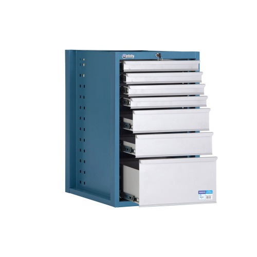 Módulo para bancada com 7 gavetas - MRC-7 Módulo para bancada com 7 gavetas - MRC-7