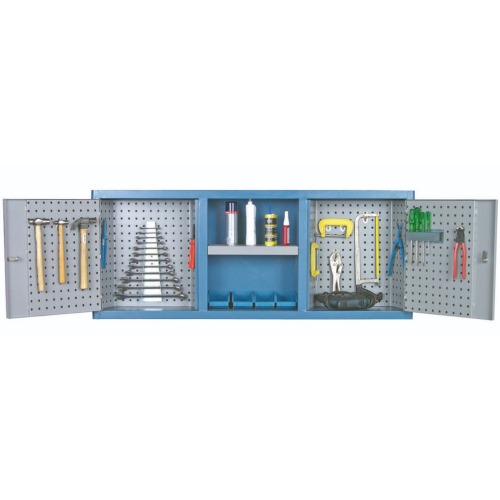 Arm�rio para ferramentas com 1 prateleira e chapa perfurada - AM-8